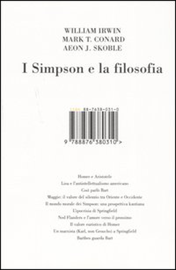 I Simpson e la filosofia - Librerie.coop I Simpson e la filosofia - Librerie.coop