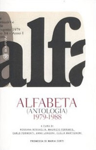 Alfabeta (antologia) 1979-1988 - Librerie.coop Alfabeta (antologia) 1979-1988 - Librerie.coop
