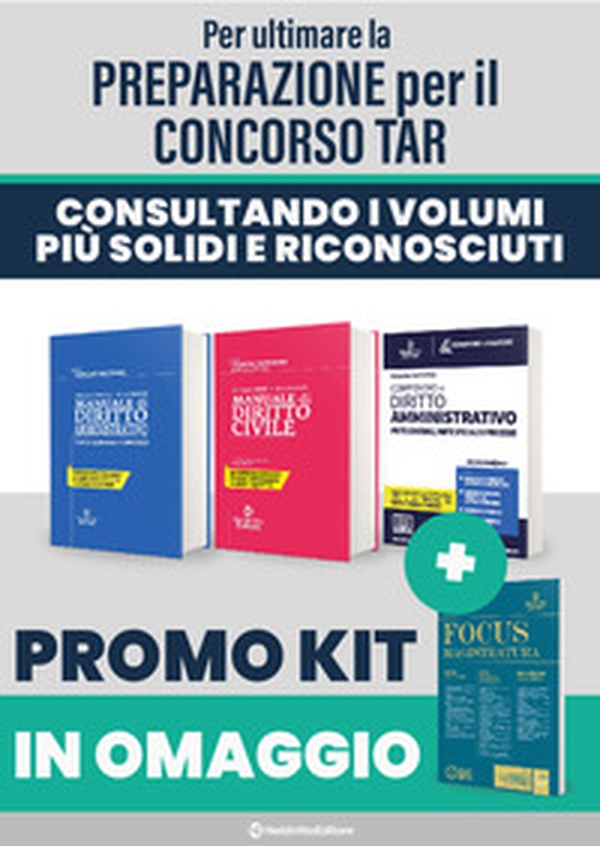 Kit TAR 2023: Manuale superiore di diritto amministrativo-Manuale superiore di diritto civile-Compendio d'autore di diritto amministrativo-Focus 1 - Librerie.coop Kit TAR 2023: Manuale superiore di diritto amministrativo-Manuale superiore di diritto civile-Compendio d'autore di diritto amministrativo-Focus 1 - Librerie.coop
