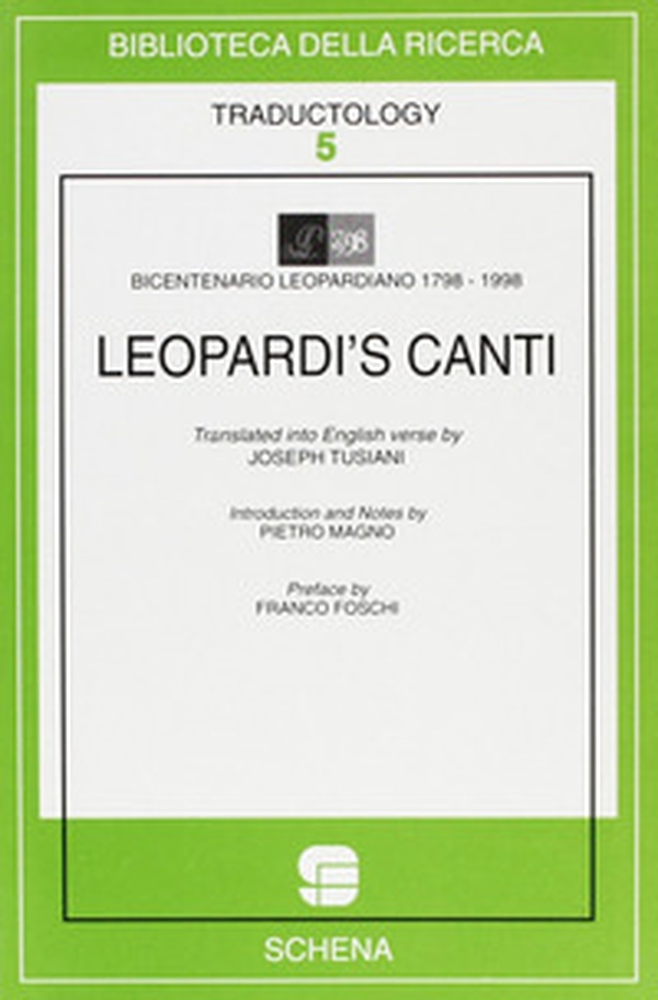 Leopardi's Canti - Librerie.coop Leopardi's Canti - Librerie.coop