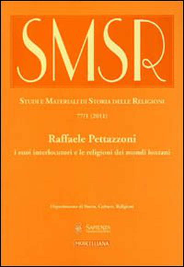 SMSR. Studi e materiali di storia delle religioni - Librerie.coop SMSR. Studi e materiali di storia delle religioni - Librerie.coop
