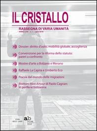 Il cristallo. Rassegna di varia umanità 2016 - Vol. 1 - Librerie.coop Il cristallo. Rassegna di varia umanità 2016 - Vol. 1 - Librerie.coop
