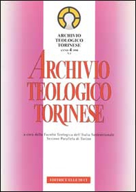 Archivio teologico torinese (1998) - Librerie.coop