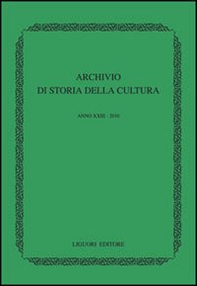 Archivio di storia della cultura (2010) - Librerie.coop