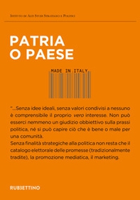 Patria o paese - Librerie.coop Patria o paese - Librerie.coop