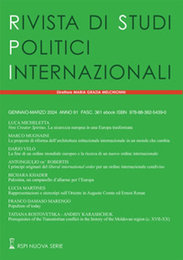 Rivista di studi politici internazionali - Vol. 1 - Librerie.coop Rivista di studi politici internazionali - Vol. 1 - Librerie.coop
