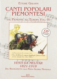 Canti popolari piemontesi. Dal Piemonte all'Europa - Vol. 4 - Librerie.coop