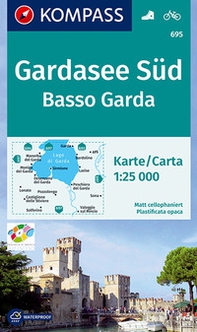 Carta escursionistica n. 695. Basso Garda-Gardasee Süd 1:25.000 - Librerie.coop Carta escursionistica n. 695. Basso Garda-Gardasee Süd 1:25.000 - Librerie.coop