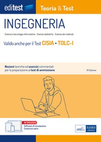 EdiTEST. Ingegneria. Teoria & test. Nozioni teoriche ed esercizi commentati per la preparazione ai test di accesso. Valido per il Test Cisia TOLC-I - Librerie.coop