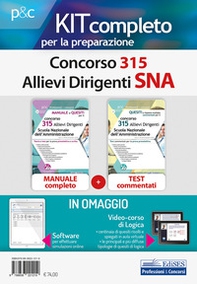 Concorso 315 allievi dirigenti SNA. Kit completo per la preparazione - Librerie.coop