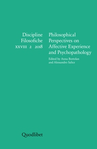 Philosophical Perspectives on Affective Experience and Psychopathology - Librerie.coop