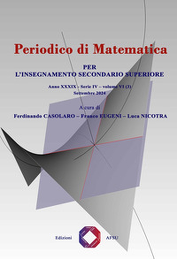 Periodico di matematica. Per l'insegnamento secondario - Vol. 6\3 - Librerie.coop Periodico di matematica. Per l'insegnamento secondario - Vol. 6\3 - Librerie.coop