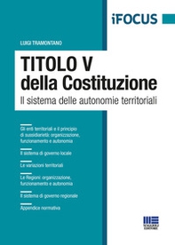 Titolo V della Costituzione - Librerie.coop