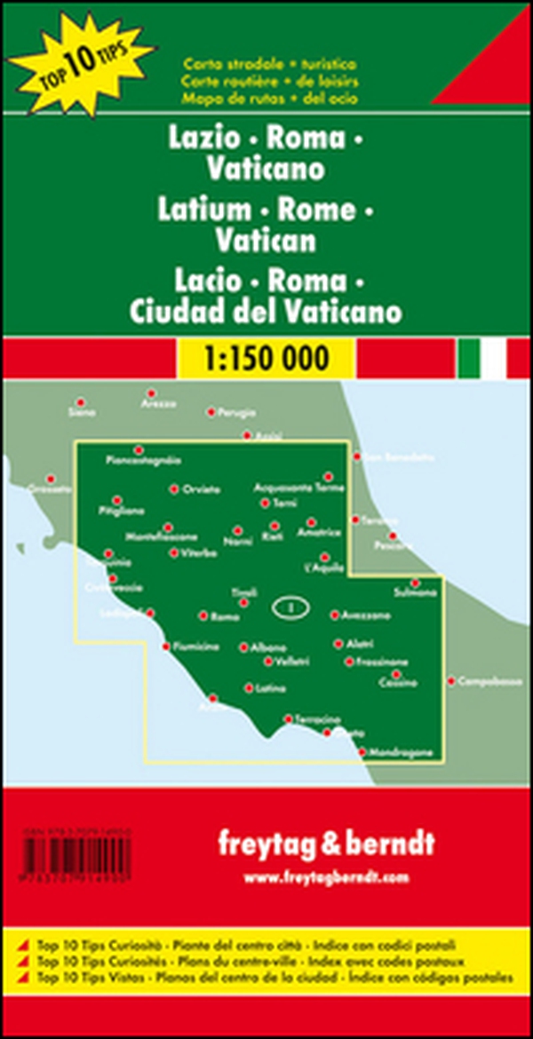 Lazio. Roma-Vaticano 1:150.000 - Librerie.coop Lazio. Roma-Vaticano 1:150.000 - Librerie.coop