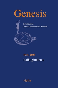 Genesis. Rivista della Società italiana delle storiche (2005) Vol. 4/1 - Librerie.coop Genesis. Rivista della Società italiana delle storiche (2005) Vol. 4/1 - Librerie.coop