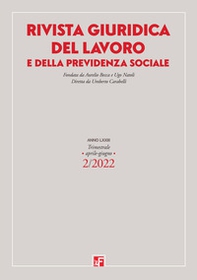 Rivista giuridica del lavoro e previdenza sociale - Vol. 2 - Librerie.coop