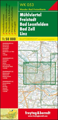 Mühlviertel, Freistadt, Bad Leonfelden, Bad Zell, Linz 1:50.000 - Librerie.coop