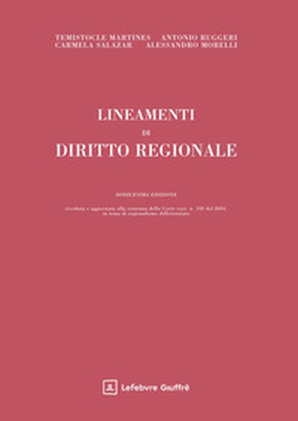 Lineamenti di diritto regionale - Librerie.coop Lineamenti di diritto regionale - Librerie.coop