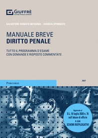 Diritto penale. Manuale breve. Tutto il programma d'esame con domande e risposte commentate - Librerie.coop