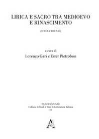 Lirica e sacro tra Medioevo e Rinascimento (secoli XIII-XVI) - Librerie.coop