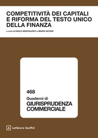 Competitività dei capitali e riforma del Testo unico della finanza - Librerie.coop