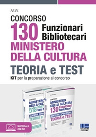 Concorso 130 funzionari bibliotecari Ministero della Cultura. Kit per la preparazione al concorso - Librerie.coop Concorso 130 funzionari bibliotecari Ministero della Cultura. Kit per la preparazione al concorso - Librerie.coop