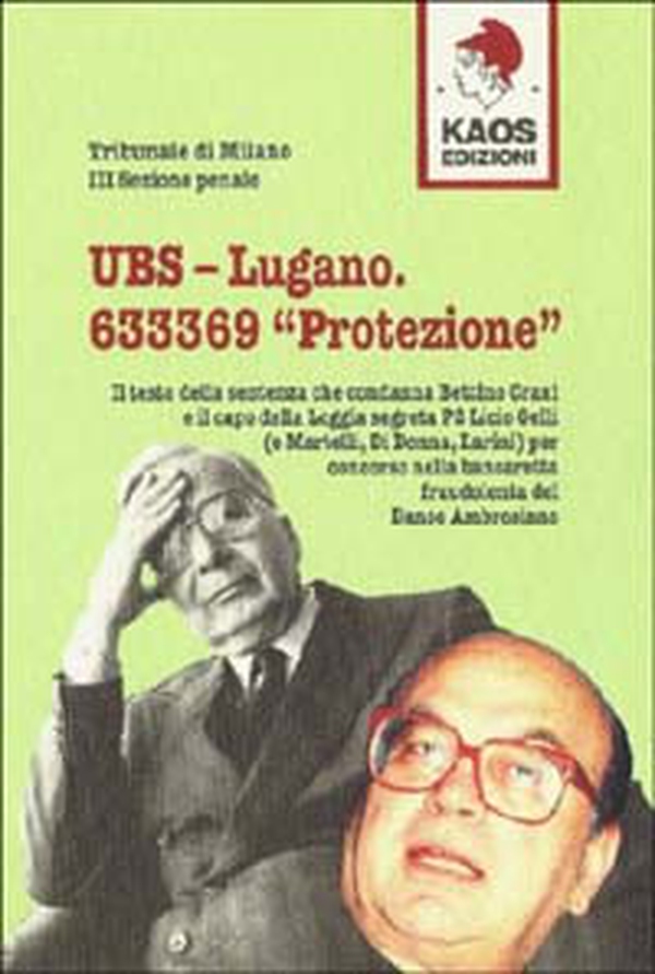 UBS-Lugano. 633369 «Protezione» - Librerie.coop UBS-Lugano. 633369 «Protezione» - Librerie.coop