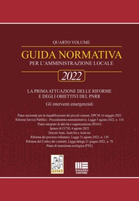 Guida normativa per l'amministrazione locale 2022 - Vol. 4 - Librerie.coop