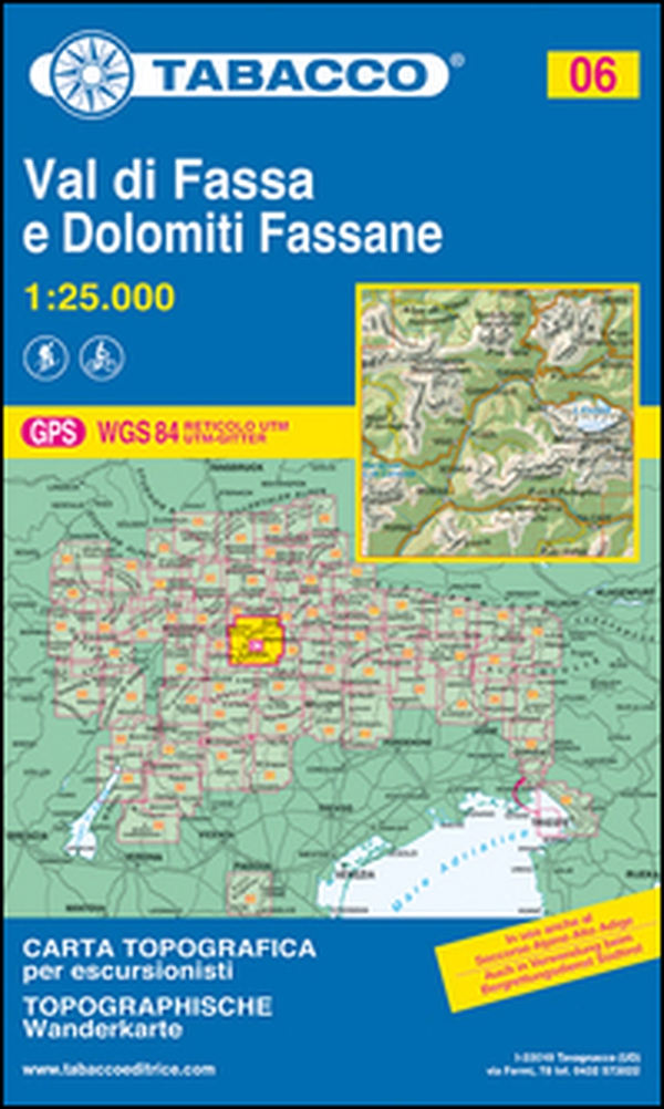 Val di Fassa. Dolomiti fassane 1:25.000 - Librerie.coop Val di Fassa. Dolomiti fassane 1:25.000 - Librerie.coop
