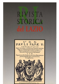 Rivista storica del Lazio - Vol. 15 - Librerie.coop