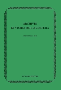 Archivio di storia della cultura. Anno XXXII - 2019 - Librerie.coop Archivio di storia della cultura. Anno XXXII - 2019 - Librerie.coop