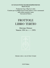 Frottole libro Tertio - Librerie.coop