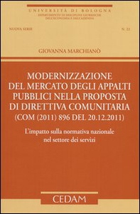Modernizzazione del mercato degli appalti pubblici nella proposta di direttiva comunitaria - Librerie.coop