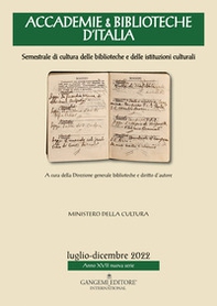 Accademie & biblioteche d'Italia. Semestrale di cultura delle biblioteche e delle istituzioni culturali - Vol. 2 - Librerie.coop Accademie & biblioteche d'Italia. Semestrale di cultura delle biblioteche e delle istituzioni culturali - Vol. 2 - Librerie.coop
