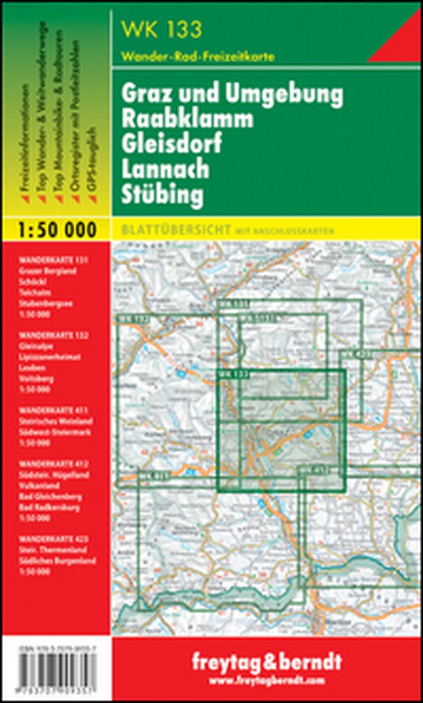 Graz and Surroundings Raabklamm Gleisdorf Lannach Stübing 1:50.000 - Librerie.coop Graz and Surroundings Raabklamm Gleisdorf Lannach Stübing 1:50.000 - Librerie.coop