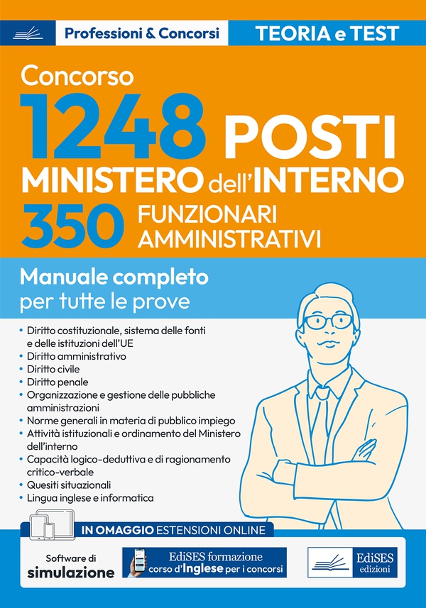 [EBOOK] Concorso 350 Funzionari amministrativi Ministero dell'Interno - Librerie.coop