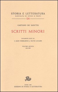 Scritti minori - Vol. 5 - Librerie.coop