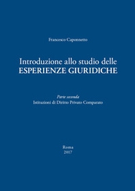 Introduzione allo studio delle esperienze giuridiche - Librerie.coop