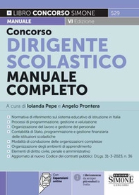 Concorso dirigente scolastico. Manuale completo - Librerie.coop Concorso dirigente scolastico. Manuale completo - Librerie.coop