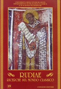 Rudiae. Ricerche sul mondo classico - Librerie.coop Rudiae. Ricerche sul mondo classico - Librerie.coop