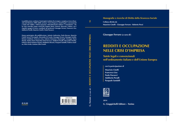 Redditi e occupazione nelle crisi d'impresa - Librerie.coop Redditi e occupazione nelle crisi d'impresa - Librerie.coop