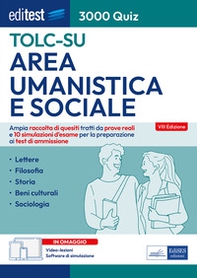 EdiTEST. Area umanistica e sociale. 3000 quiz. Ampia raccolta di quesiti tratti da prove reali e 10 simulazioni d'esame per la preparazione ai test di accesso - Librerie.coop EdiTEST. Area umanistica e sociale. 3000 quiz. Ampia raccolta di quesiti tratti da prove reali e 10 simulazioni d'esame per la preparazione ai test di accesso - Librerie.coop
