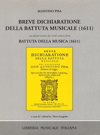 Breve dichiaratione della battuta musicale (rist. anast. 1611). Con alcuni estratti da «Battuta della musica» (1611) - Librerie.coop Breve dichiaratione della battuta musicale (rist. anast. 1611). Con alcuni estratti da «Battuta della musica» (1611) - Librerie.coop