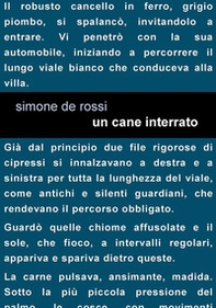 Un cane interrato - Librerie.coop