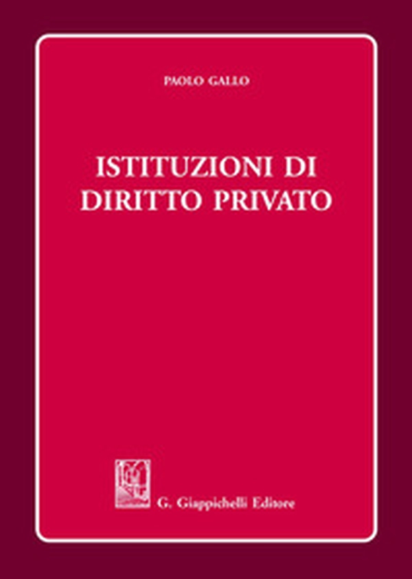 Istituzioni di diritto privato - Librerie.coop Istituzioni di diritto privato - Librerie.coop