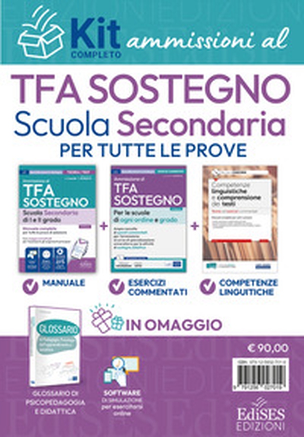 Kit di base: Ammissione al TFA sostegno scuola secondaria 2023 - Librerie.coop