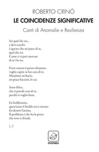 Le coincidenze significative. Canti di anomalia e resilienza - Librerie.coop