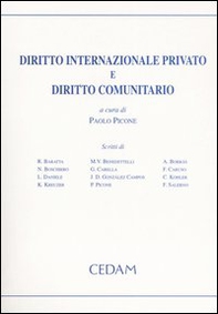 Diritto internazionale privato e diritto comunitario - Librerie.coop
