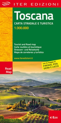 Toscana. Carta stradale e turistica 1:300.000. Ediz. italiana, inglese, francese, tedesca e spagnola - Librerie.coop