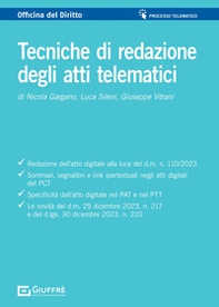 Tecniche di redazione degli atti telematici - Librerie.coop